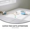 Interactive Cat Ball Toys, 3-Pack Rubber Balls with Feathers view 3