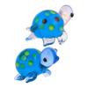 FOMIYES 2-Piece Glass Turtle Ornaments view 1
