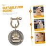 Housoutil Engraved Zinc Alloy Pet Tag for Dogs and Cats view 3