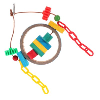 DOITOOL Colorful Hanging Chew Toy for Parrots and Birds