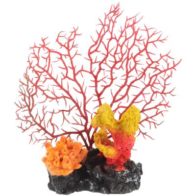 Housoutil Faux Coral Decoration for Aquariums and Tabletops
