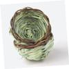 Angoily Handwoven Straw Bird Nests - 2 Pack view 2