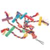 FOMIYES Parrot Toy - Colorful Wooden Hanging Chew Toy view 1