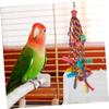 FOMIYES Parrot Toy - Colorful Wooden Hanging Chew Toy view 2