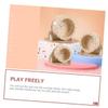 Wooden Hamster Exercise Wheel, Beige, 1 Pc. view 3