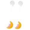 Housoutil 2-Piece Floating Cat Moon Decoration view 1