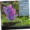 DOITOOL Creative Aquarium Plants, Artificial Grass, Realistic Fish Tank Decoration, Apple Leaf view 4