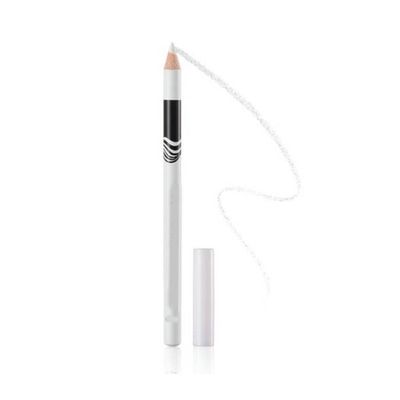 osiuujkw 12-Piece White Eyeliner, Smooth Glossy Waterproof Wooden Eye Brightener Pencil, Eyemazing