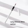 osiuujkw 12-Piece White Eyeliner, Smooth Glossy Waterproof Wooden Eye Brightener Pencil, Eyemazing view 2
