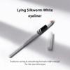 osiuujkw 12-Piece White Eyeliner, Smooth Glossy Waterproof Wooden Eye Brightener Pencil, Eyemazing view 4