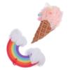 2-Piece Ice Cream Shower Sponge Set for Gentle Deep Cleaning view 1