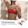 2-Piece Ice Cream Shower Sponge Set for Gentle Deep Cleaning view 2