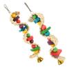 Housoutil 2-Piece Wooden Parrot Toy view 1