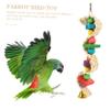 Housoutil 2-Piece Wooden Parrot Toy view 2