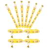 Housoutil 10-Pack Heart Pattern Cat and Dog Collars with Bells view 1