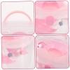 Angoily Portable Plastic Hamster Carrier, Pink view 4