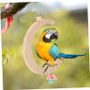 Bird Swing, Bite-Resistant Parrot Toy with Hanging Bell view 2