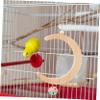 Bird Swing, Bite-Resistant Parrot Toy with Hanging Bell view 3