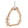 DOITOOL Wooden Bird Toy, Durable Parrot Swing for Cages, Fun Chew Toy, Promotes Activity and Reduces Stress view 1