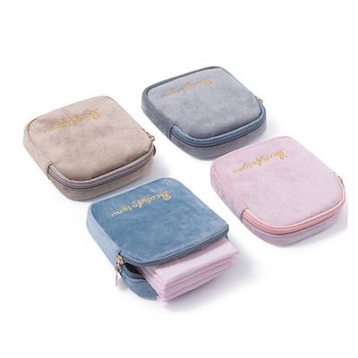 Cotton Zipper Coin Purse for Women and Girls