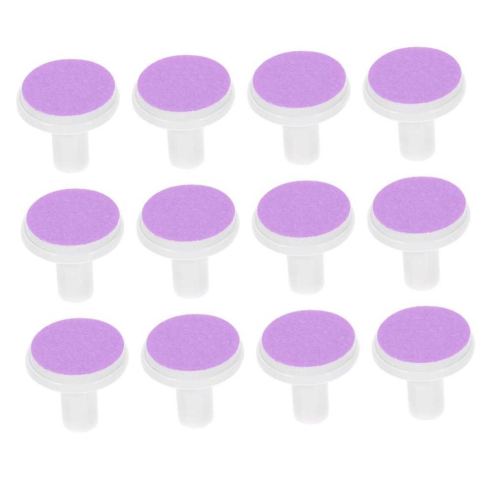12 Purple Replacement Pads for Baby Nail Files