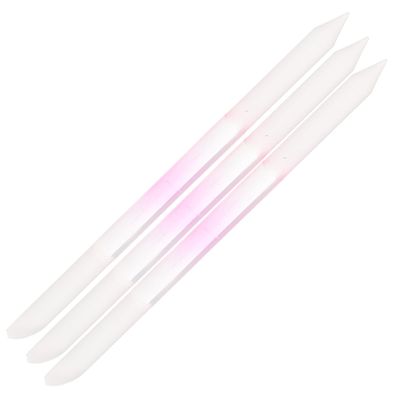 Double-Sided Glass Nail Files, 3-Piece Set for Nail Care