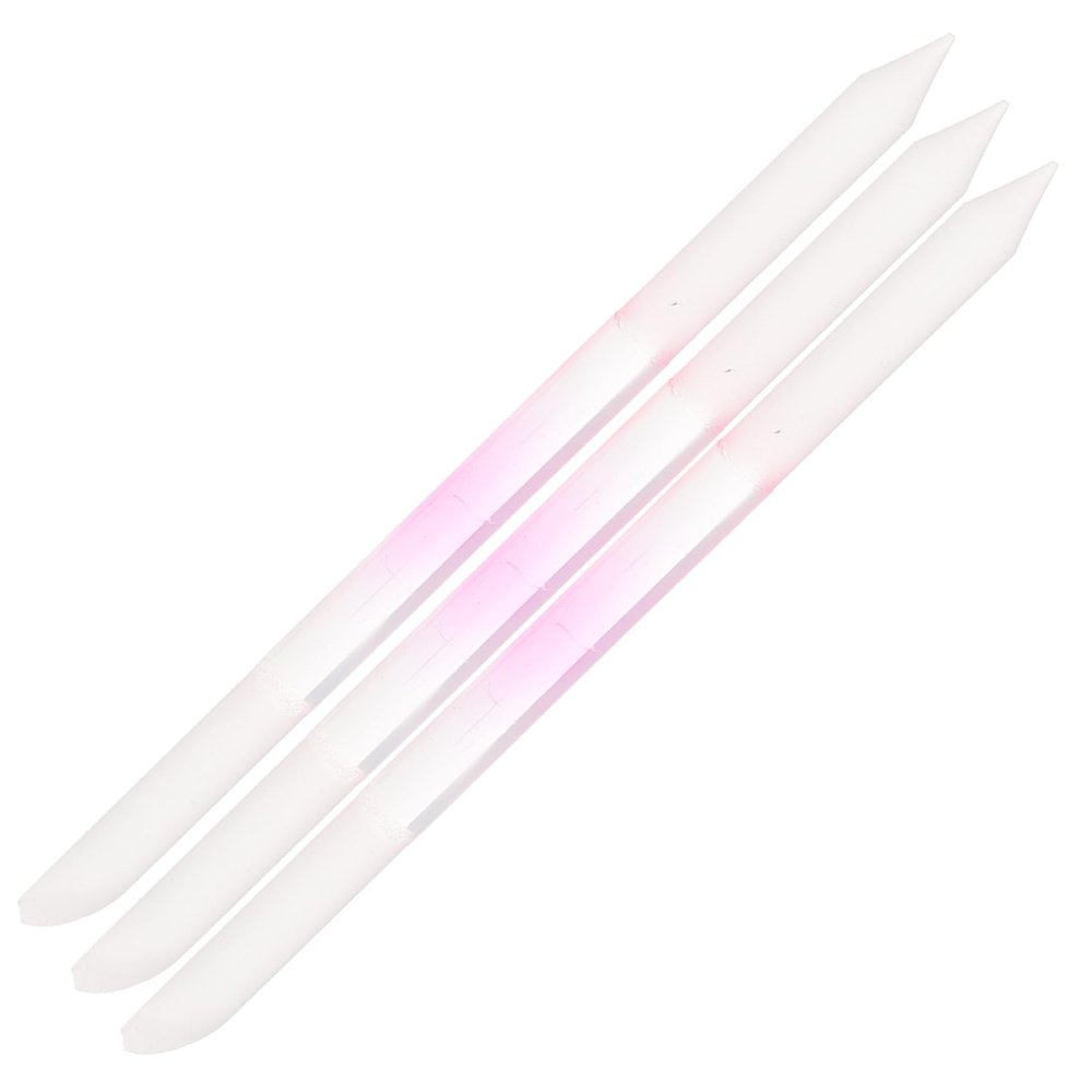 Double-Sided Glass Nail Files, 3-Piece Set for Nail Care
