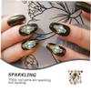 Nail Rhinestones, 1 Metal Rhinestone Heart Decoration view 2