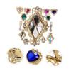 Nail Rhinestones, 1 Metal Rhinestone Heart Decoration view 3