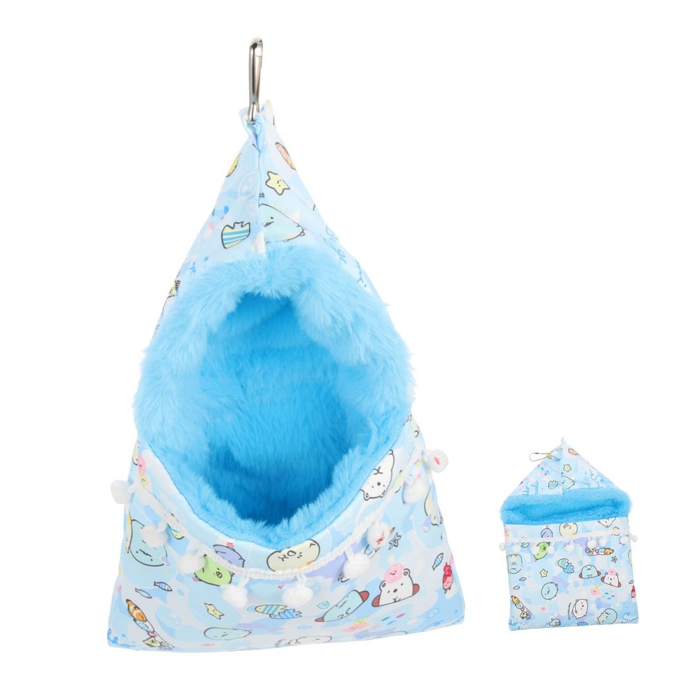 Hanging Hammock Bed for Small Animals, Comfortable Cotton Canvas
