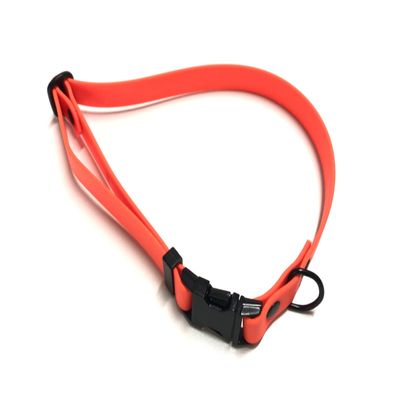 Biothane Dog Collar in Neon Orange