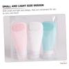 Housoutil 3-Pack 90 mL Leak-Resistant Silicone Shampoo Bottles, Refillable and Portable for Business Trips and Vacations view 3