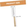 Housoutil Metal Dog Grooming Comb with Wooden Handle view 4