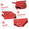 Adjustable Dog Muzzle with Anti-Bite Function, 2-Pack, Brown Leather view 3
