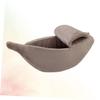 Beavorty Banana-Shaped Pet Bed, Warm Nest for Dogs and Cats, Khaki, Size S, 2-Pack view 4
