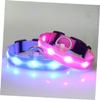 LED Nylon Dog Collar, Flashing, Light-Up, Size S, Blue view 2