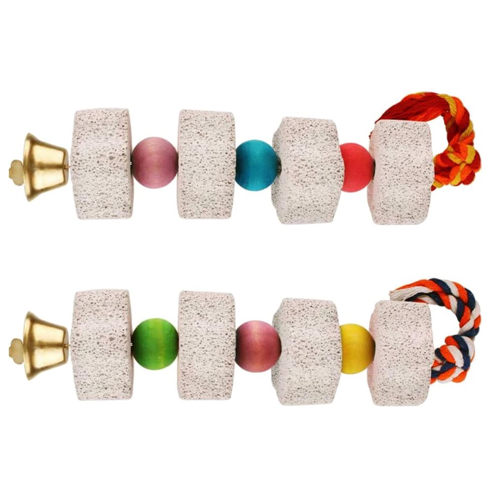 Beavorty 2-Piece Molar Toy for Hamsters, Chinchillas, and Squirrels