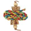 DOITOOL Hanging Wooden Chew Toy for Parrots view 1