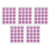 Reusable Flower-Shaped UV Sunscreen Reminder Stickers, 120 Count view 2