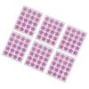 Reusable Flower-Shaped UV Sunscreen Reminder Stickers, 120 Count view 3