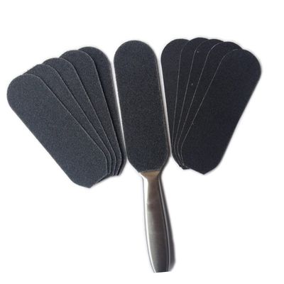 50-Piece Sandpaper Foot File Set, Black, Callus Remover