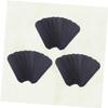 50-Piece Sandpaper Foot File Set, Black, Callus Remover view 2