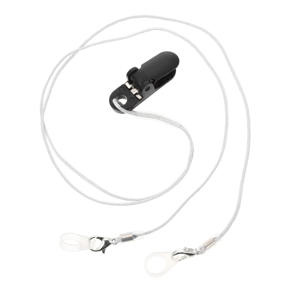 Hearing Aid Loss-Prevention Lanyard with Neck Clip and Storage Box