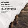 Highland Cow Fleece Throw Blanket, 130 x 160 cm view 4