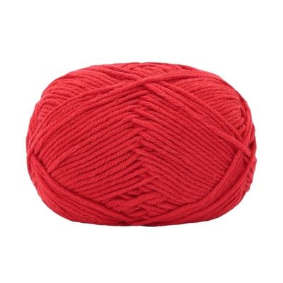50 g/Set 4-Ply Milk Cotton Knitting Yarn for Crochet, Sweaters, Hats and Dolls (Color: 15)