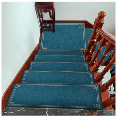 MyrRhe Stair Runner Mats for Wooden Steps - Safety and Style for Indoor Use - 100 x 24 + 3 cm (2 Pieces) - Children, Older Adults, Pets - Easy Installation
