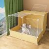 SimKha Indoor Cat Cage, Large DIY Pet Playpen for Small Animals view 1