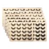 UAMOU 50/100/300 Pairs Natural Mink Faux 3D Strip Lashes, Thick Dramatic False Eyelash Extensions, Cheerfully (Color: Y402, Size: 30 Boxes) view 2