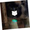 Angoily 10 Pack Aluminum Dog Tags in Cat Head Shape view 3
