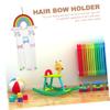 Rainbow Hair Bow Holder with Bows, Large Wall Hanger view 3